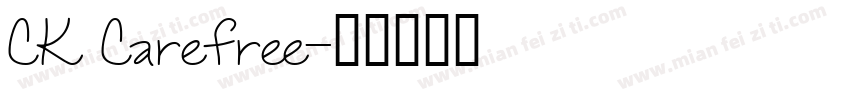 CK Carefree字体转换